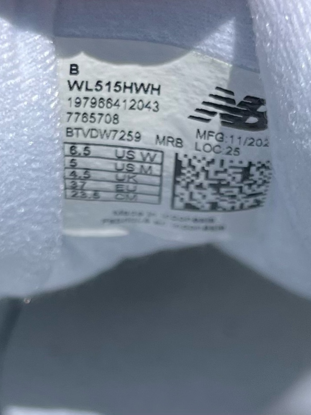New Balance White Canvas & Suede Platform Sneakers - Picture 8 of 8